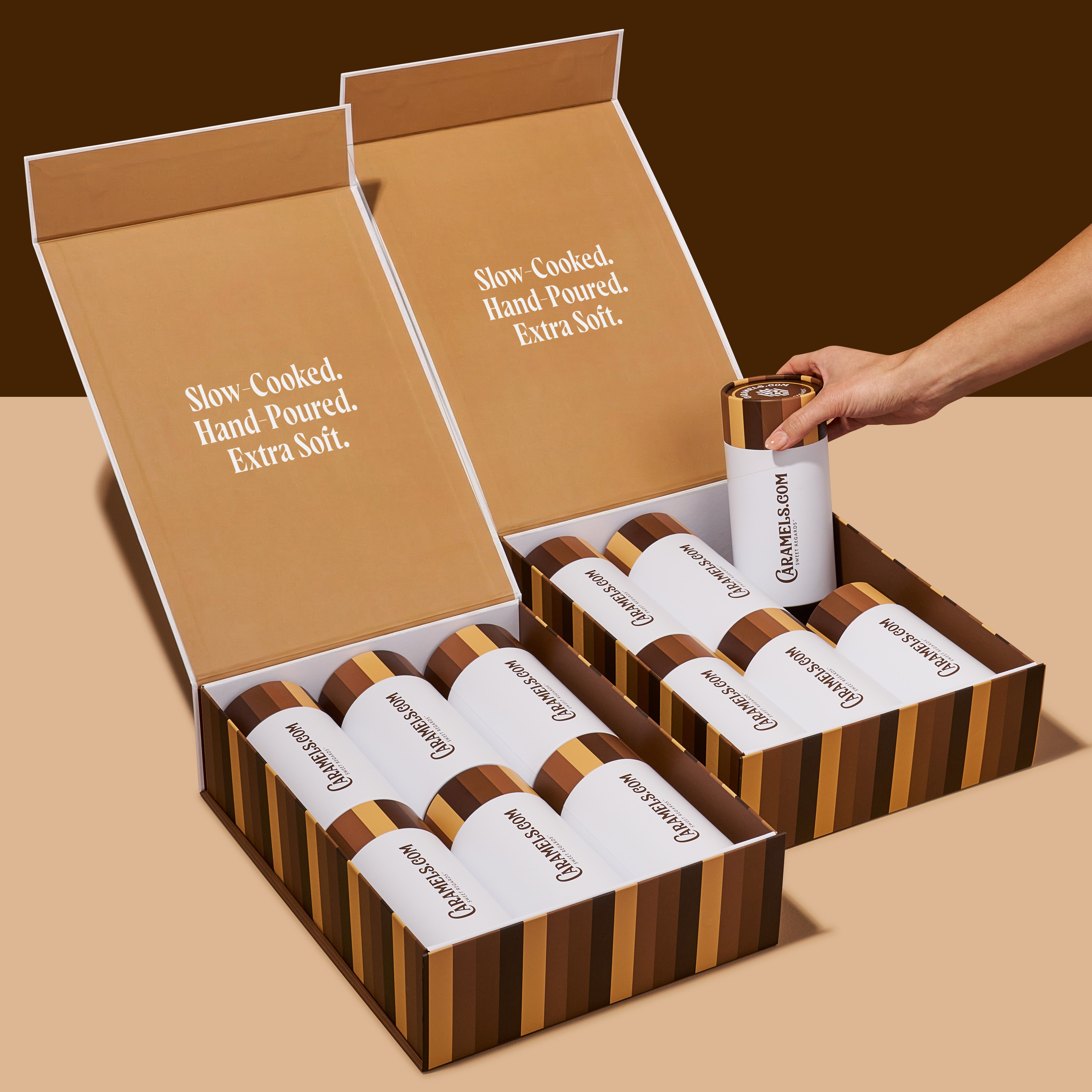 Coffeehouse Collection - 12 Tube Gift Box – Caramels.com