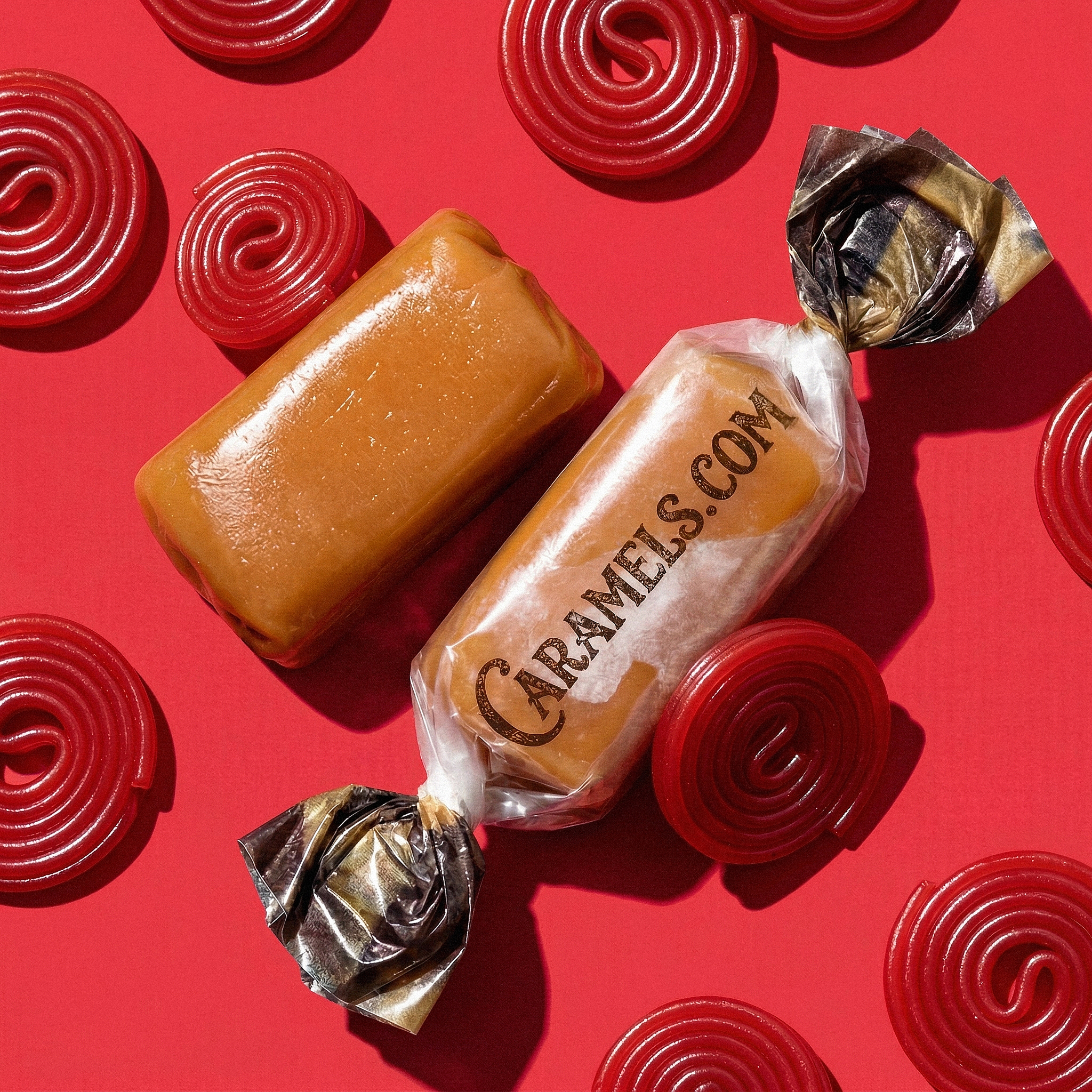 Red Licorice Caramel – Caramels.com