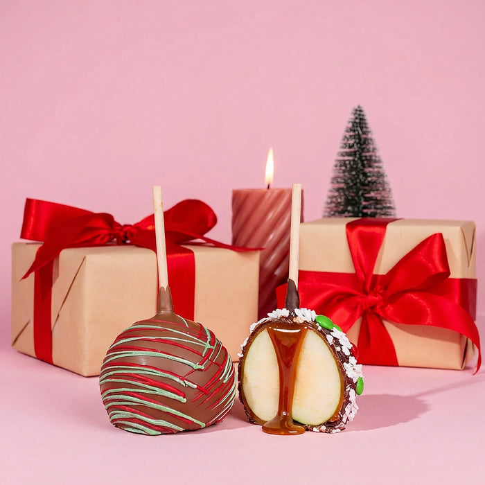 Holiday Gourmet Belgian Chocolate Caramel Apples