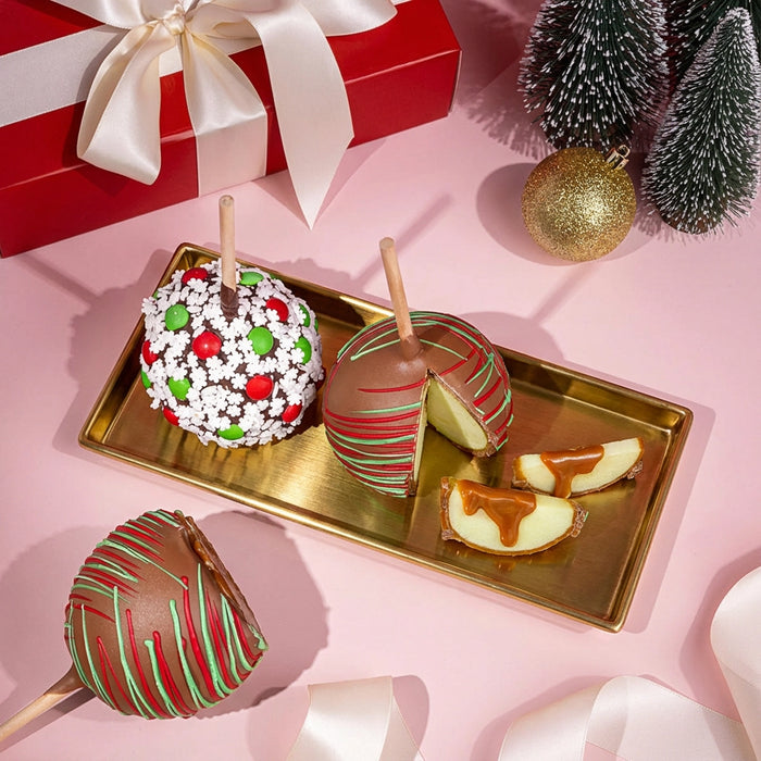 Holiday Gourmet Belgian Chocolate Caramel Apples