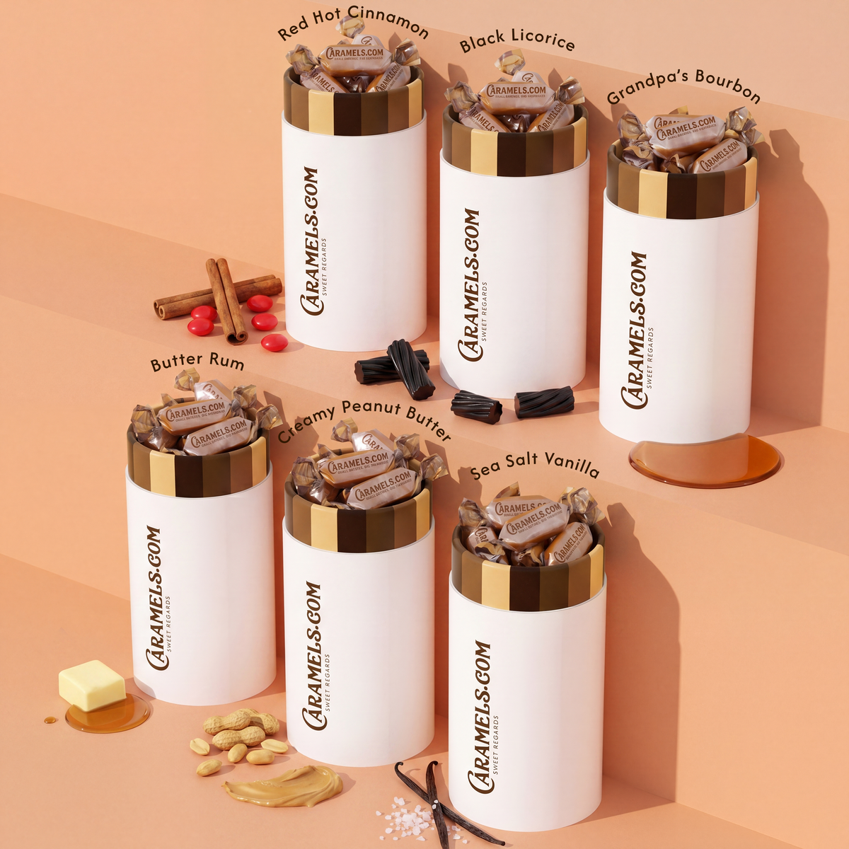 Bold Spiced Collection - 6 Tube Gift Box