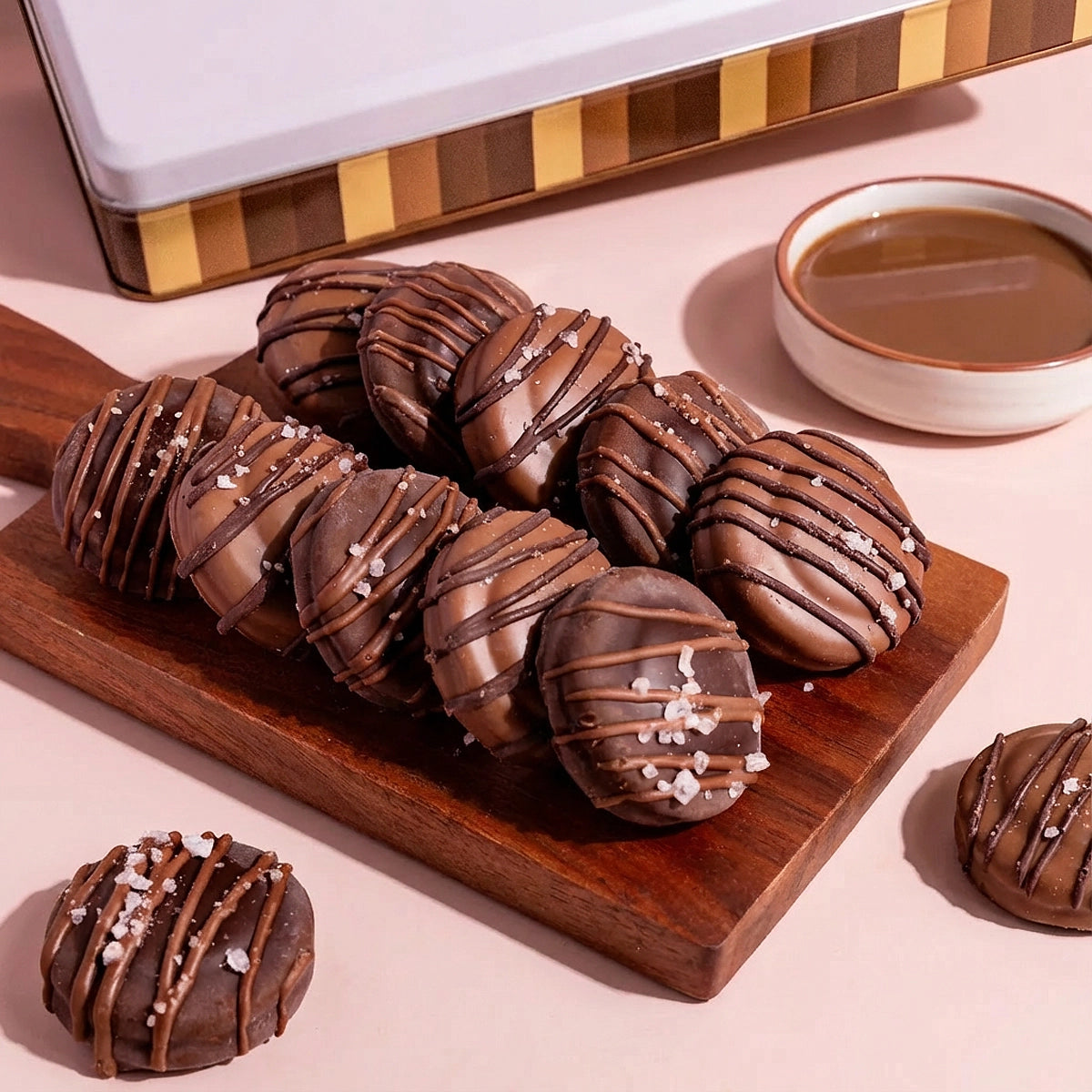 Belgian Chocolate-Dunked Sea Salt Caramel Oreos®