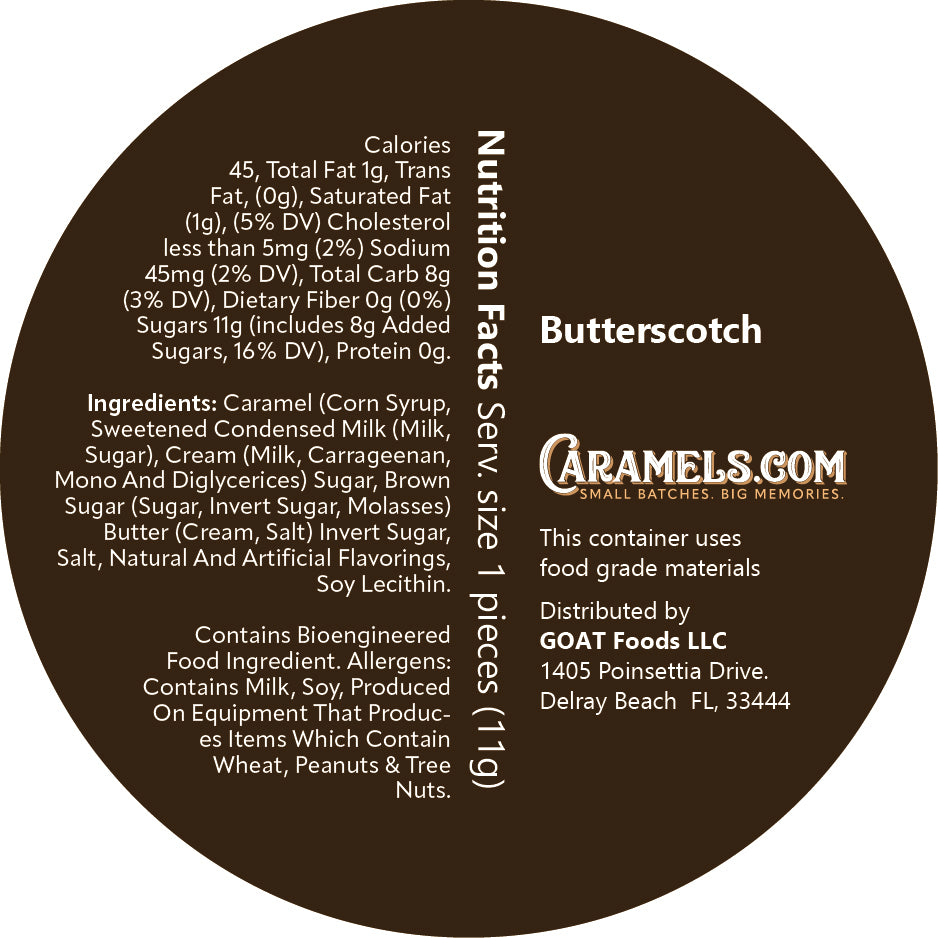 Butterscotch – Caramels.com