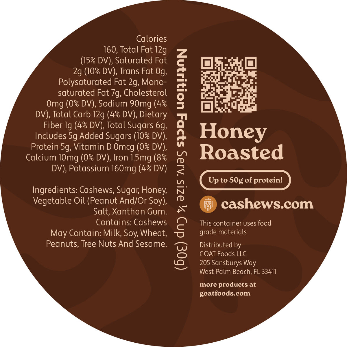 Honey Roasted Cashews