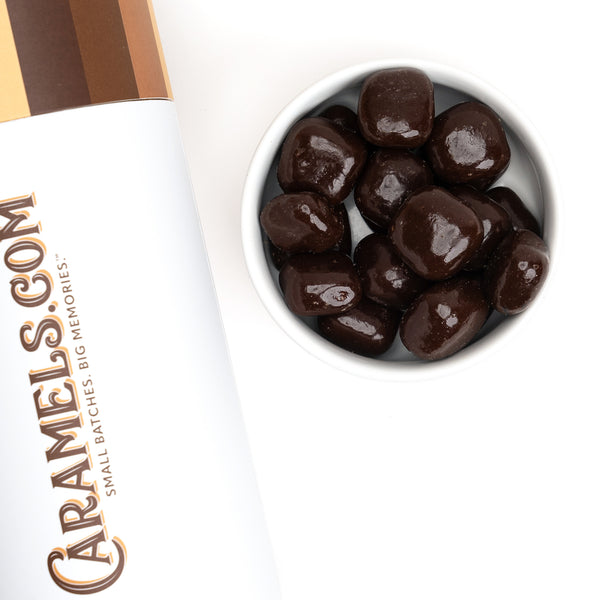 Chocolate Bourbon Caramels