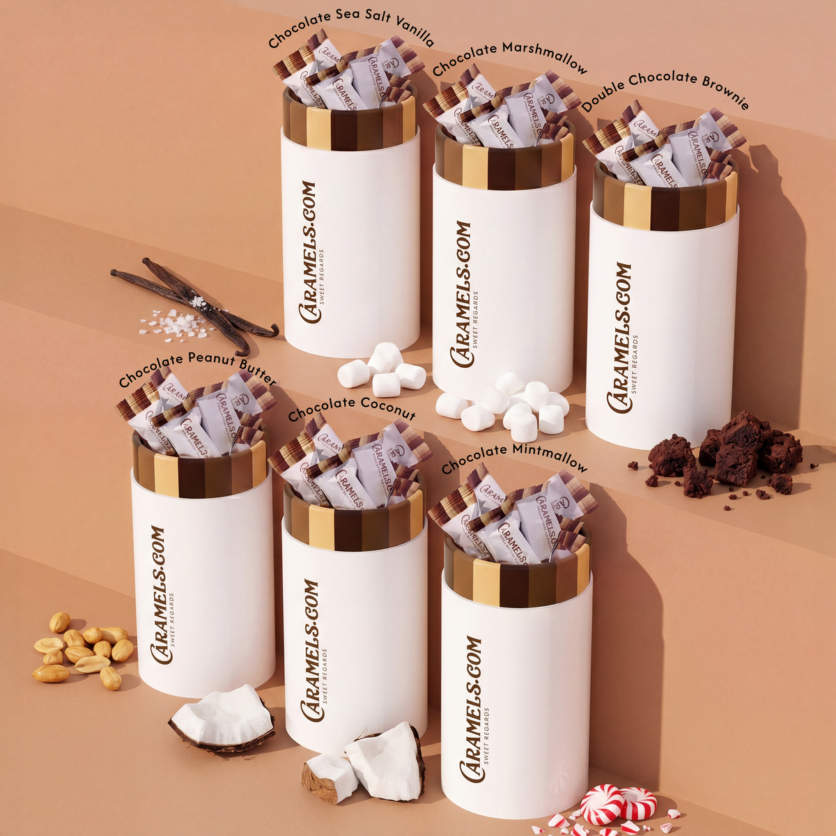 Chocolate Collection - 6 Tube Gift Box