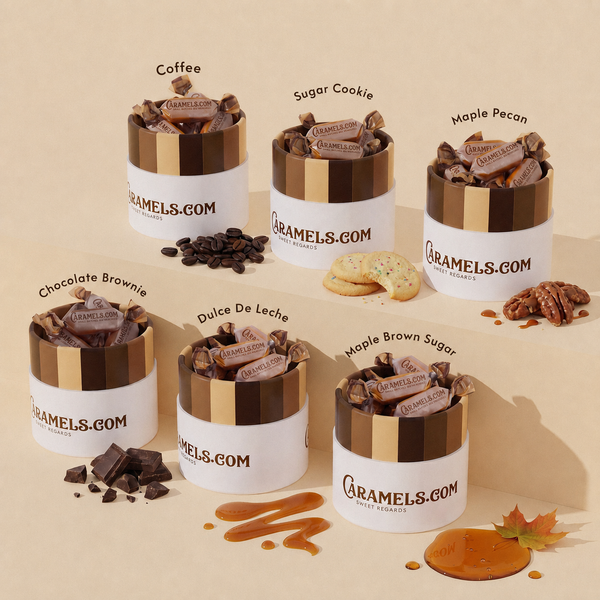 Coffeehouse Collection - 6 Tube Sampler Pack – Caramels.com