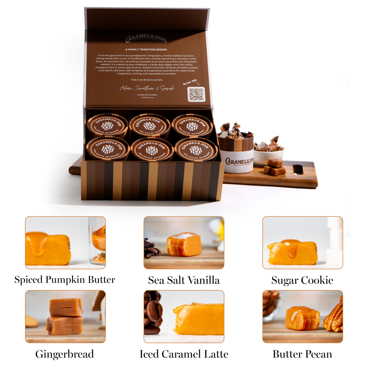 Cozy Caramel Sampler Gift Box