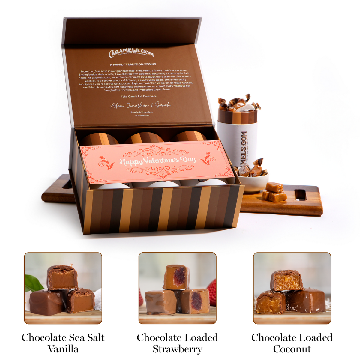 Cupid's Chocolate Caramel Gift Box