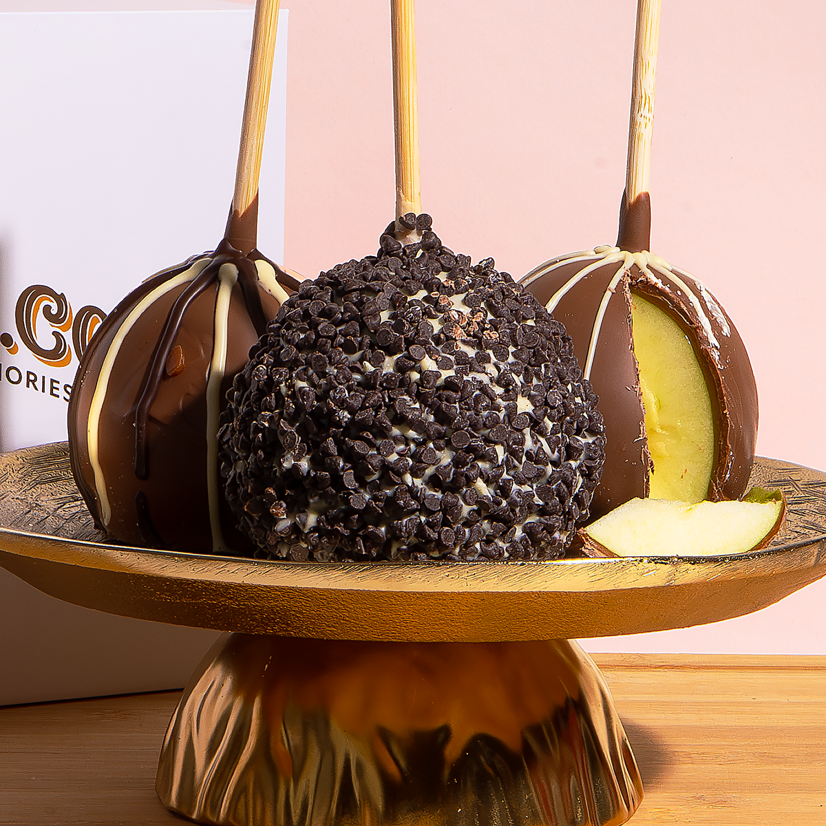 Gourmet Belgian Chocolate Caramel Apples
