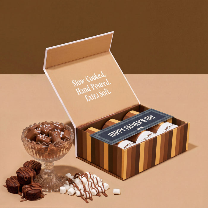 Dad's Chocolate Caramels - 6 Tube Sampler Gift Box