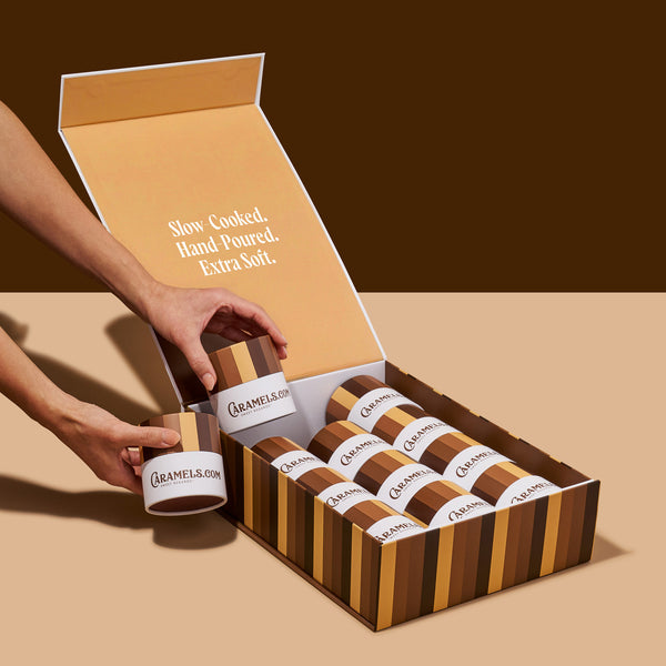 Coffeehouse Collection - 12 Tube Sampler Gift Box – Caramels.com