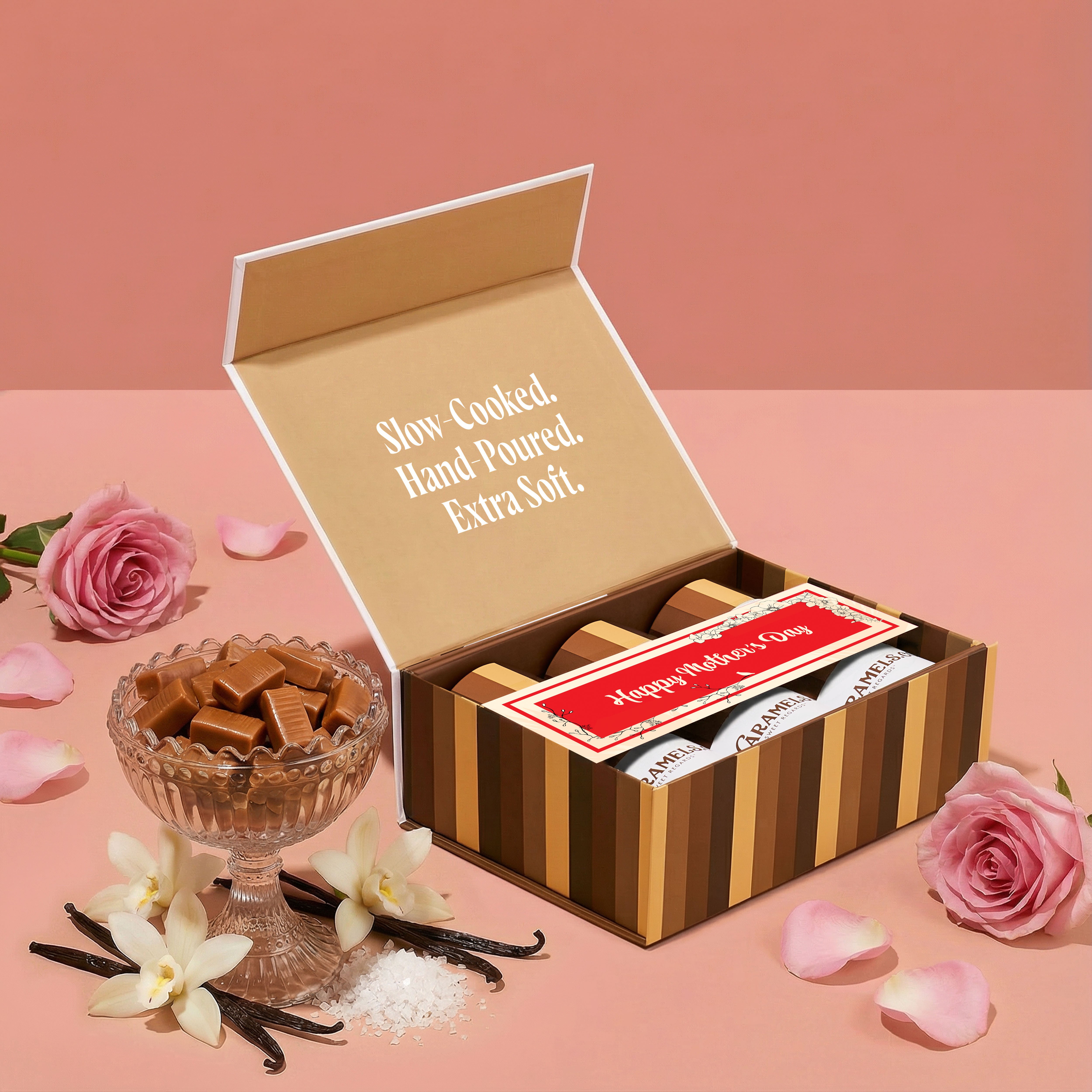 クラスター CLUSTER BOX 2 DU特典 Best Seller Mother's Day - 6 Tube Sampler Gift Box – Caramels.com