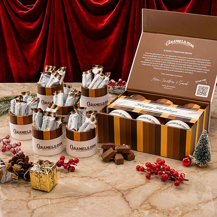 Chocolate Cheer - 6 Tube Sampler Gift Box