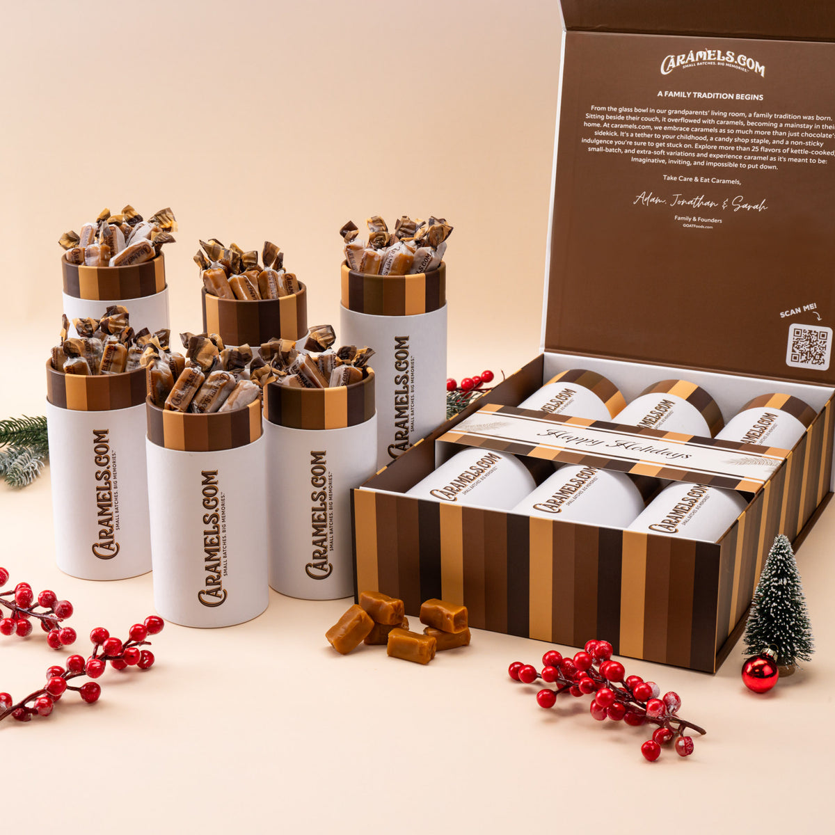 Festive Favorites - 6 Tube Gift Box