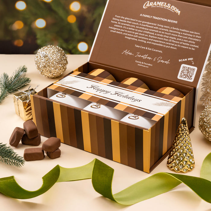 Holiday Chocolate Lovers - 3 Tube Gift Box