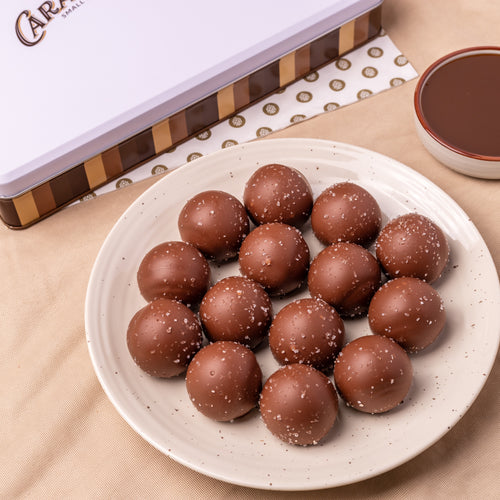 Milk Chocolate Sea Salt Caramel Truffles