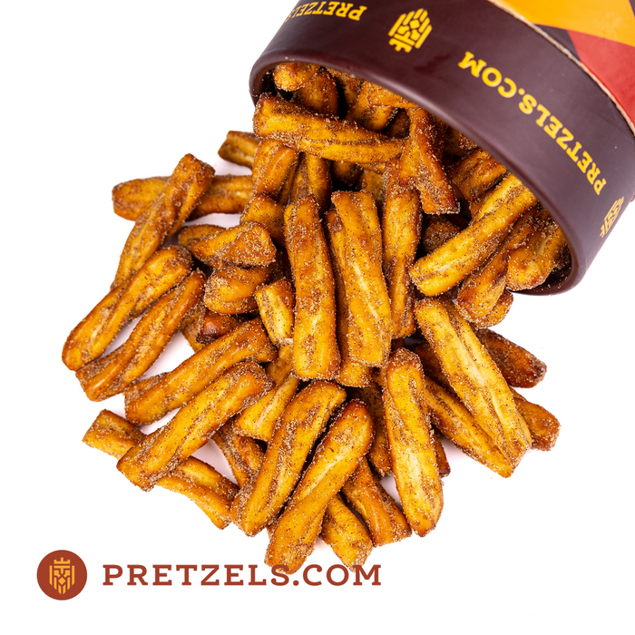 Buttered Cinnamon Sugar Twist Pretzels