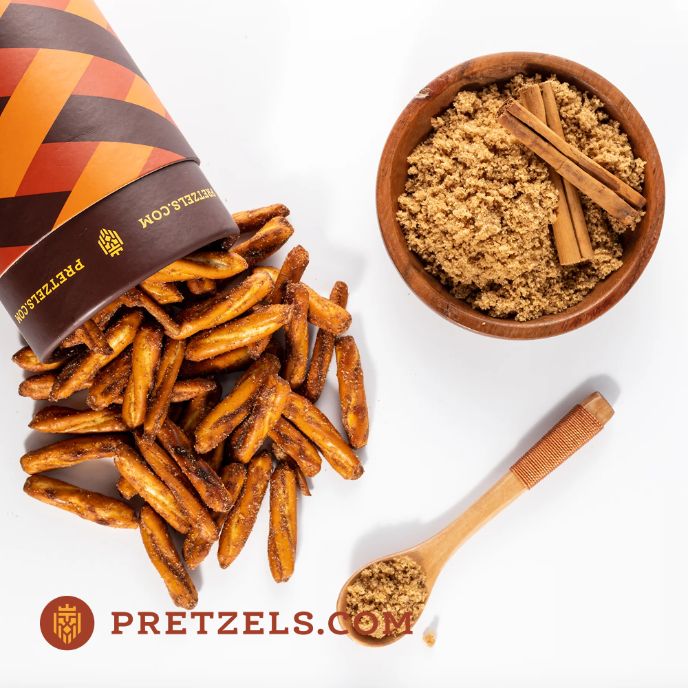 Buttered Cinnamon Sugar Twist Pretzels
