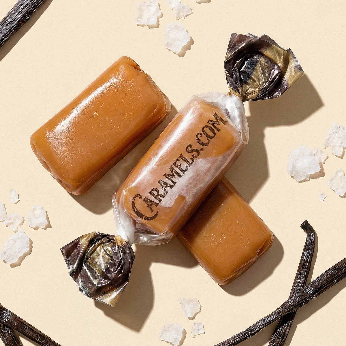 Sea Salt Vanilla – Caramels.com Sea Salt Vanilla – Caramels.com