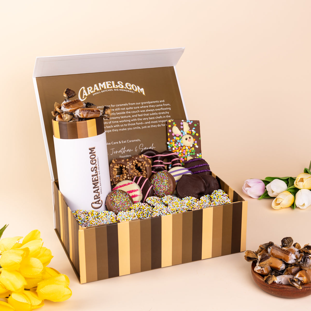 Springtime Chocolate Caramel Collection