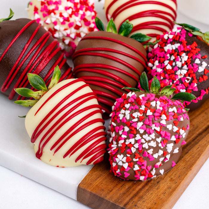 Valentine's Day Belgian Chocolate Strawberries & Sea Salt Caramel Oreos®