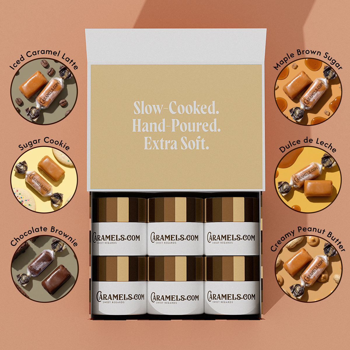Coffeehouse Collection - 6 Tube Sampler Gift Box