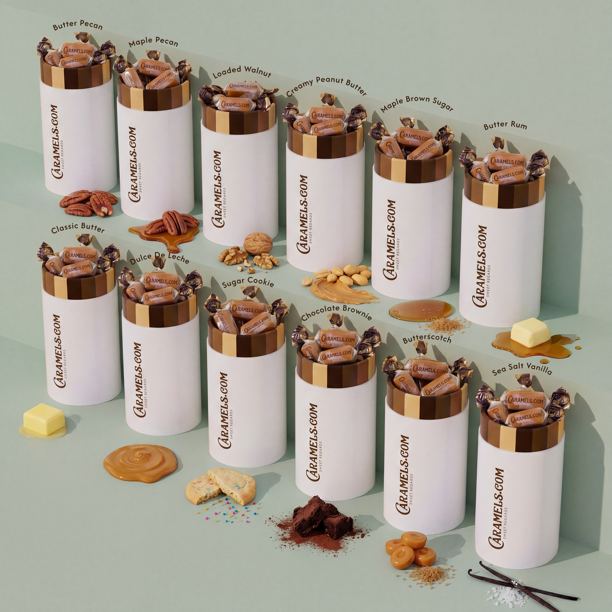 Mixed Nuts Collection - 12 Tube Gift Box